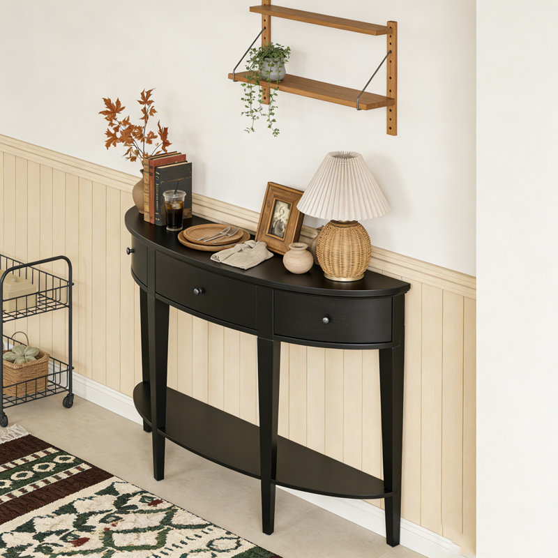 Canapé console Modern, Noir