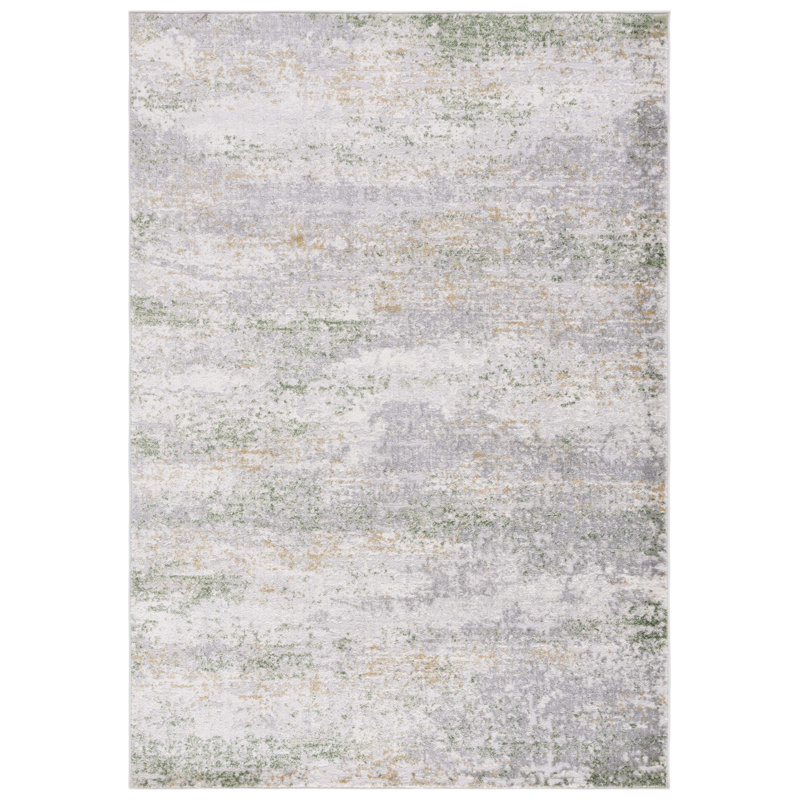 Palma Performance Abstract Rug, Square 6'7"