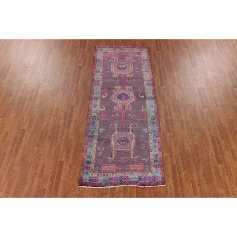 Tapis tribal mauve 4 x 10