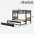 Pull-out Bunk Bed With Trundle-1804126659