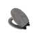 Croydex Soft Close Wooden Toilet Seat - Quick Release for Easy Cleaning and Adjustable Hinges with Top and Bottom Fixings, Antibacterial Seat Surface