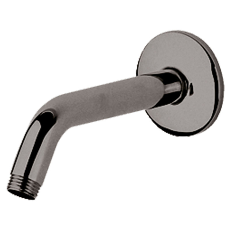 Relexa® 6.63" Tubular Shower Arm and Flange, Hard Graphite