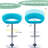 Mells Swivel Upholstered Adjustable Height Counter Stool with Metal Frame-959833009