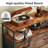 Chaseburg 8-Drawer Dresser with Open Media Shelf, 45.9'' Tall Dresser with Wooden Top, Dresser with Sturdy Frame, Chest of Drawers for Bedroom, Closet, Hallway-1768525082