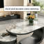 Table basse élégante avec rangement en ardoise pour le salon-1007076002