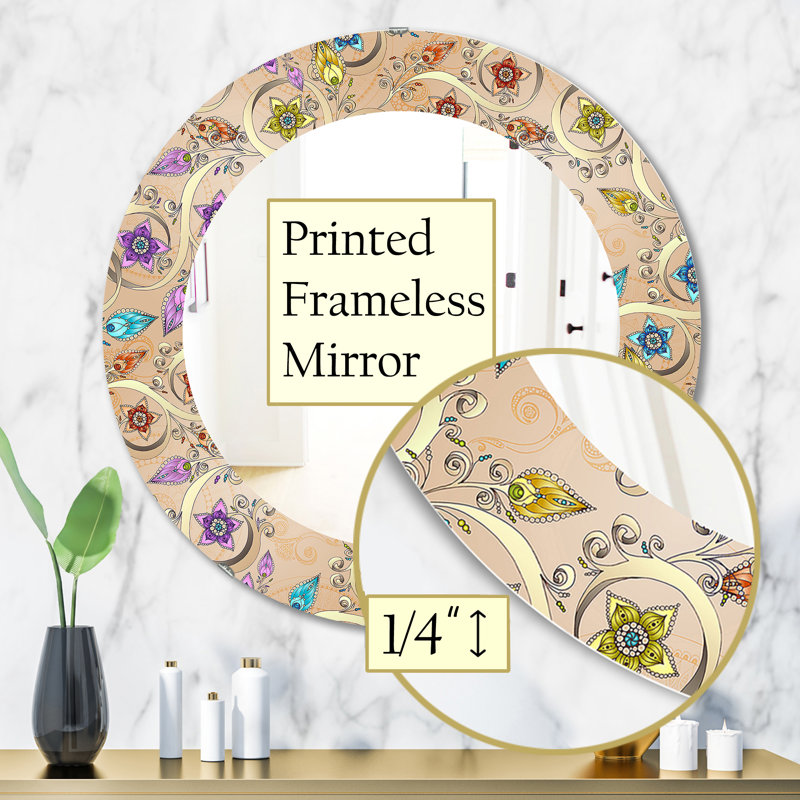 Miroir décoratif, H 31,5 po x l po