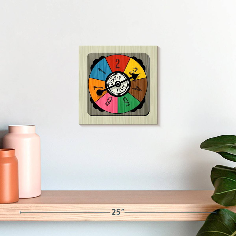 Senne Game Spinner, 10" H x 10" W