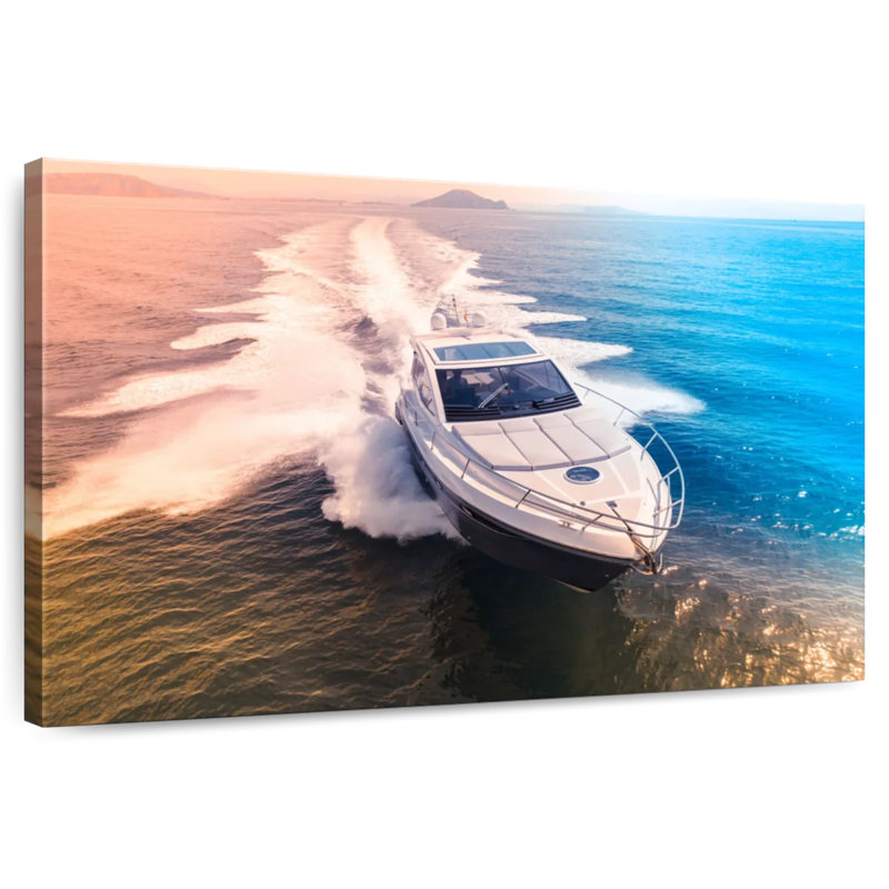 Mehar Speeding Yacht, 20" H x 30" W