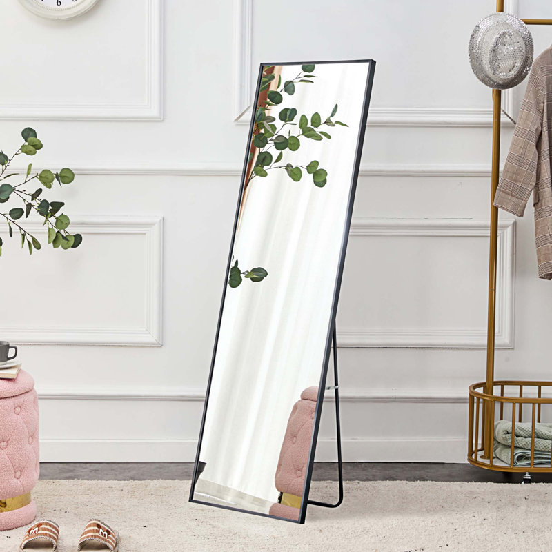 Miroir de plancher rectangulaire en alliage d'aluminium