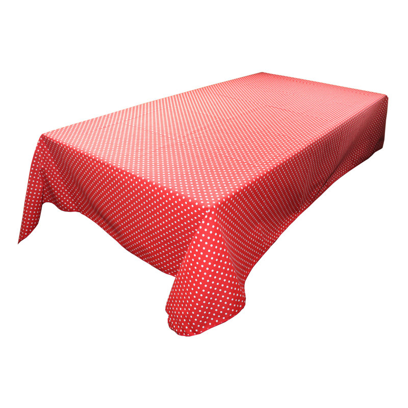 Nappes Mini Dots, 58 po carré, Rouge / blanc