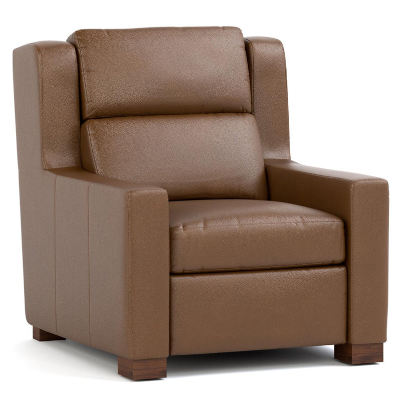Woodlands Track Arm Wall Recliner, Selvano Bark
