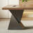 Nut-brown Rectangular Solid Wood Writing desk-312964185