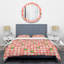 Ensemble de housse couette abstrait géométrique viii mid-century-40702218