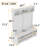 Modern Hallway Hall Tree With Metal Hooks And Storage Space, Multi-Functional Entryway Coat Rack With Shoe Cubbies-830002602