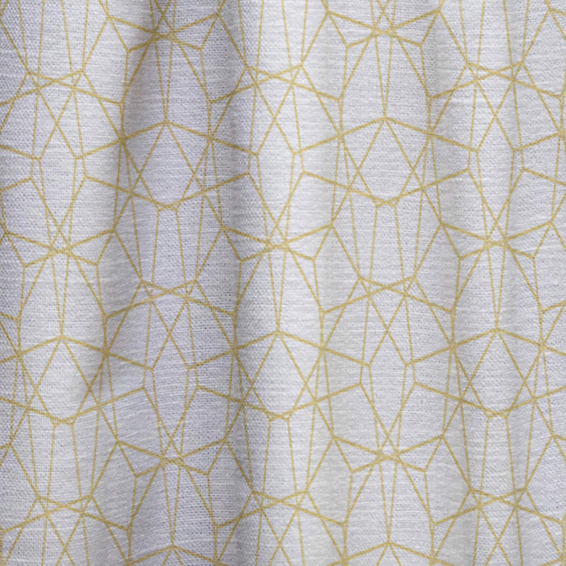 Abstract Geometrical - Mid-Century Velvet Curtain - Room darkening - 1 panel, 52"W x 90"L