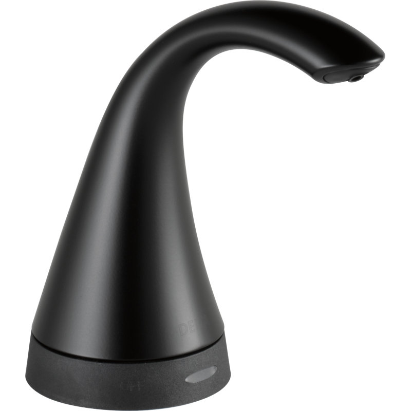 Addison Transitional Touch Soap Dispenser, Matte Black