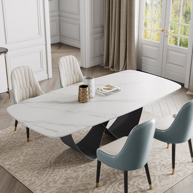 Chaise moderne en polyuréthane et acier