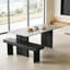 Banc de table de cuisine à pieds triangulaires, rangement pour chaussures-214717644