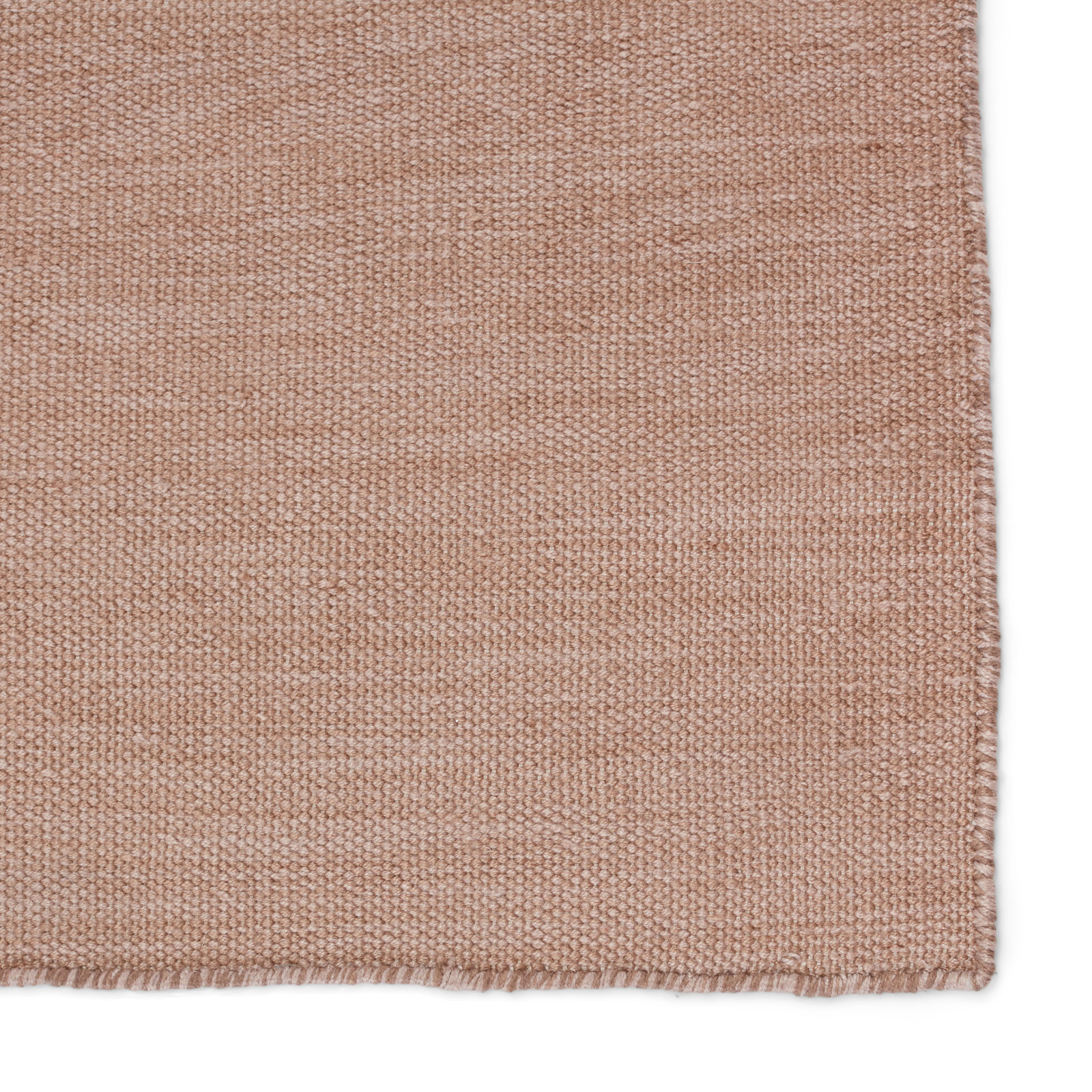 Burkett Tan Hand-Woven Outdoor Rug, Rectangle 5' x 8'