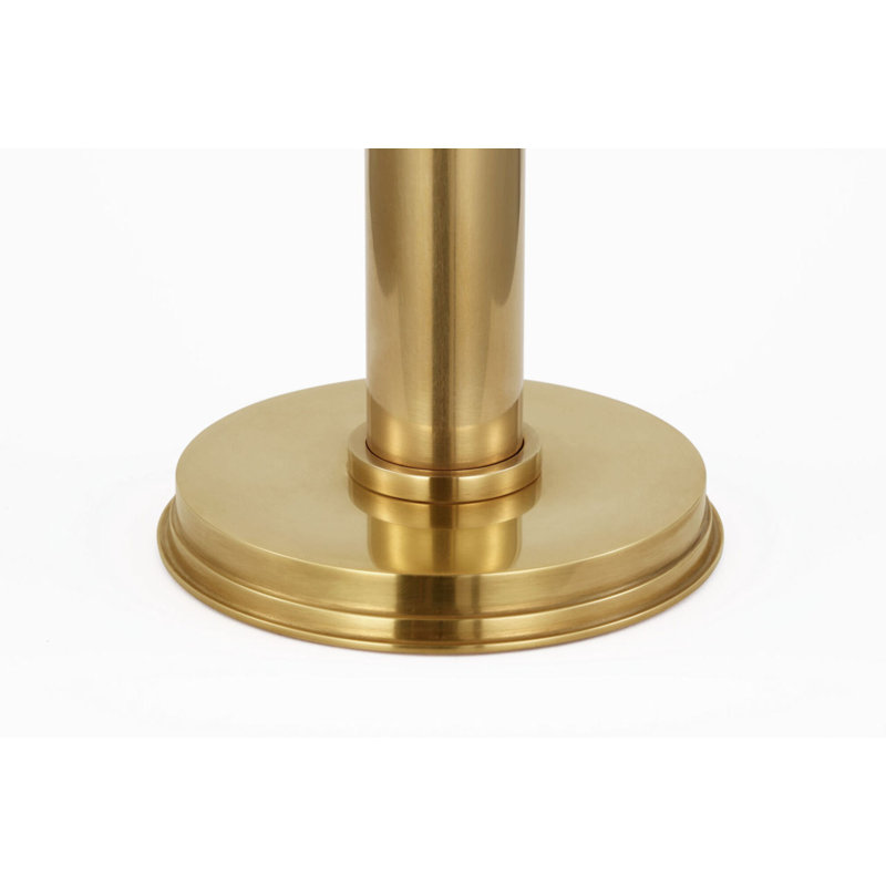 Connie 12" Cordless Accent Lamp in Antique-Burnished Brass with Silk Pleated Shade