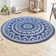 Celebration Valencia Flatweave Blue Rug