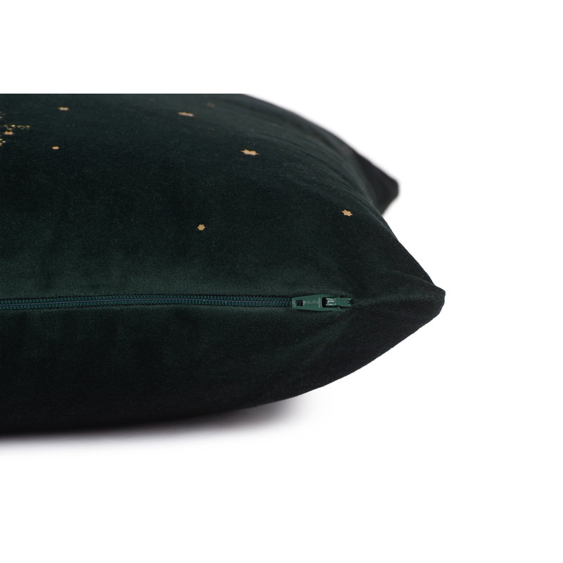 Square Cushion Cover, Green