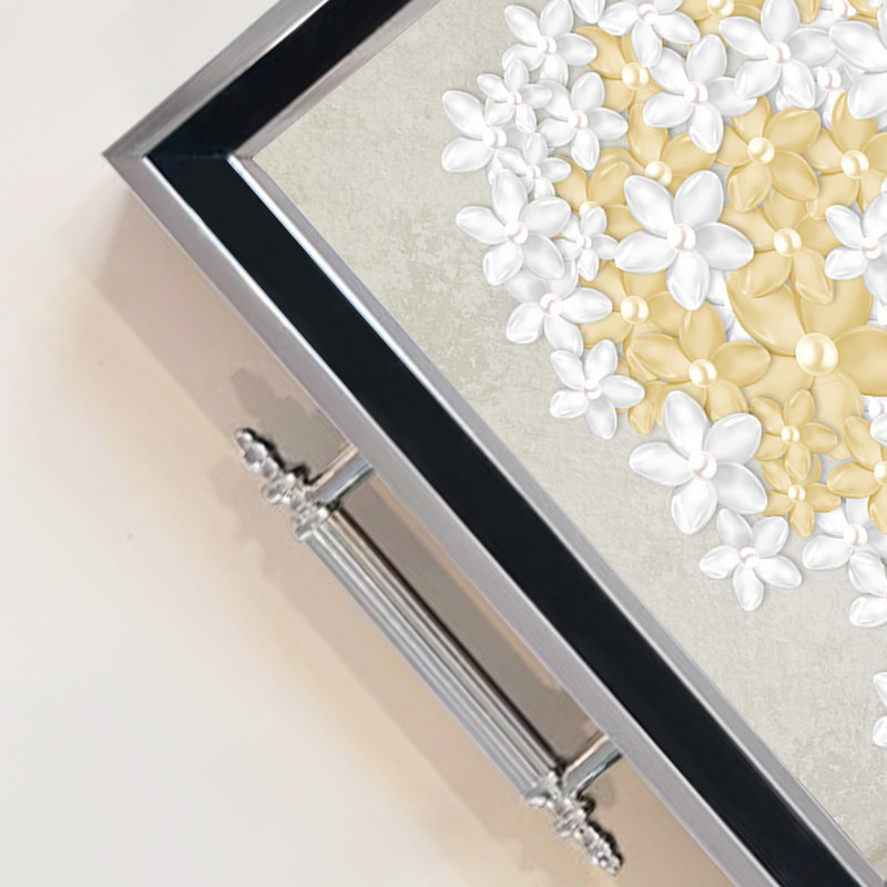 Élégant plateau en verre de 19,7 po x 11,4 po x 1,4 po | Fabrication 100% verre durable | Facile à nettoyer avec un chiffon humide | Idéal pour le service, la présentation décorative et l'organisation | Ajout élégant à la décoration intérieure