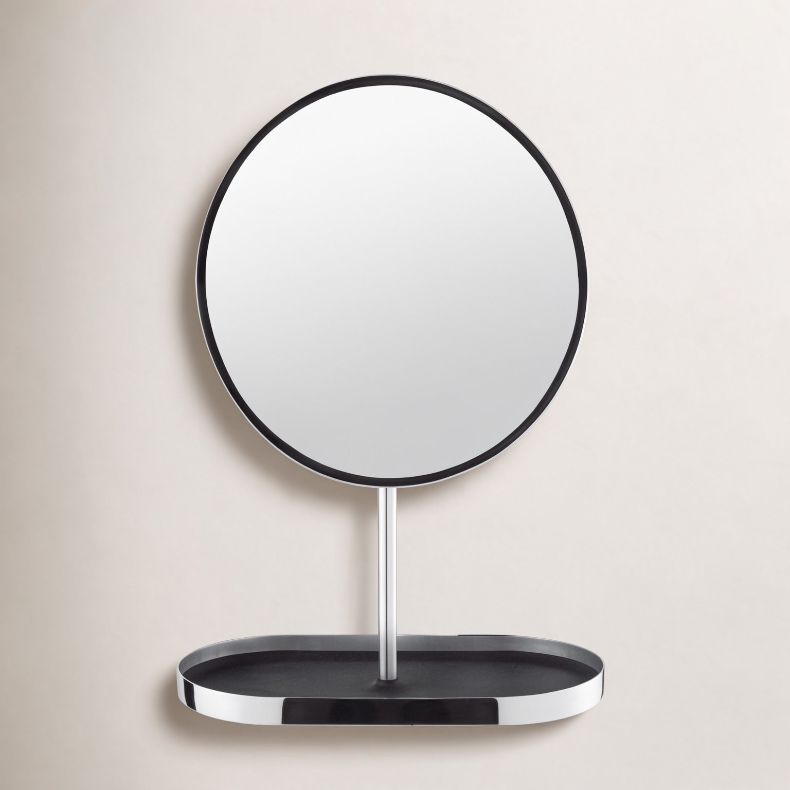 MODO Vanity Mirror - 5x Magnification, Polished Nickel