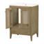 Meuble-lavabo 24 po avec lavabo en céramique