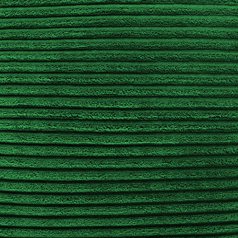 Striped Square Euro Cushion Cover, Emerald