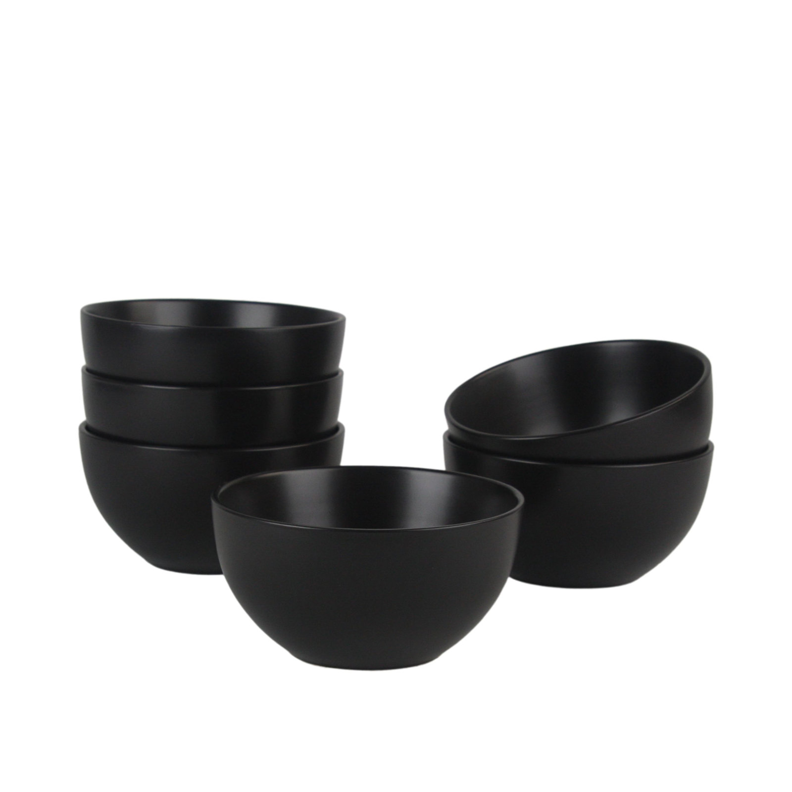 Wazee Matte 16 oz. Cereal Bowl, Black
