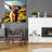  'Highland Cow Sunglasses 1' by Rey Klimt Acrylic Glass Wall Art, 36" x 36"