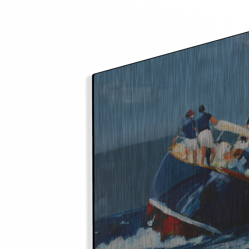  «Hoek» par Curt Crain, art mural en métal, 24 po x 12 po, H 12 po x l 24 po
