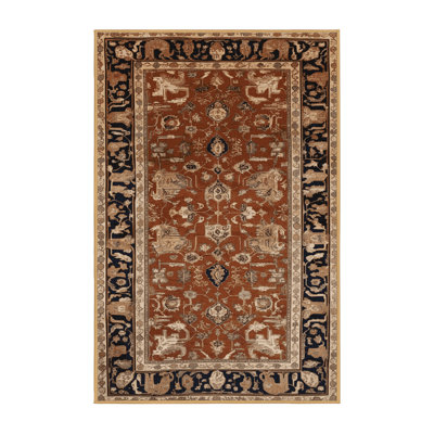 Tapis brun lavable à la machine