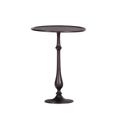 Andrea Woods Pedestal End Table