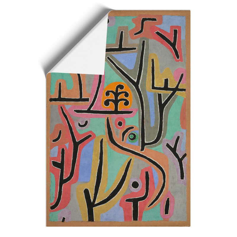 Park Scene by Paul Klee - Frameless Print, 59cm H x 42cm W x 0.1cm D