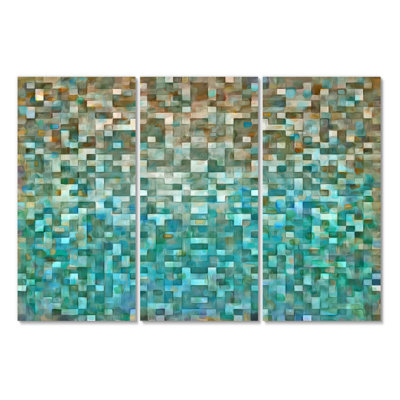 « blocked abstract », reproduction d’image multi-pièces sur toile tendue