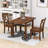 Rainar 3 - Piece Extendable Dining Set with Drop Leaf, 2 Chairs for Small Places-892956642