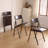 Folding Chairs with Cushion 2  PCS - Heavy Duty Steel Frame Foldable Dining Chairs-1684757499