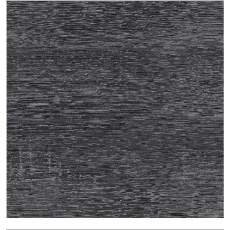 Console, présentoir avec tiroir et tablette inférieure en gris et noir patinés