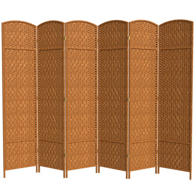 Ardian 82.75'' H Tall Woven Fiber Folding Room Divider