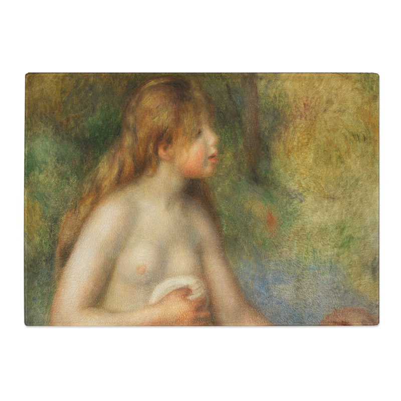 Bathing Girl by Pierre-Auguste Renoir Chopping Board, 0.4cm H x 29cm W x 39cm L