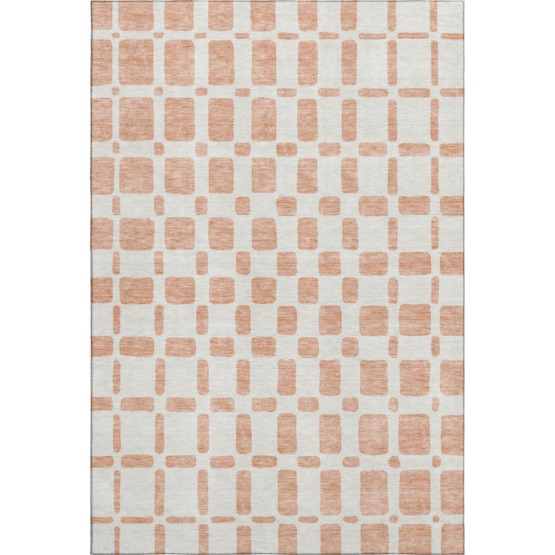 Tapis pêche Prisco lavable à la machine de qualité supérieure, Rectangle 9 pi x 12 pi