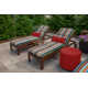 Atyanna Striped Outdoor Chaise Lounge Cushion