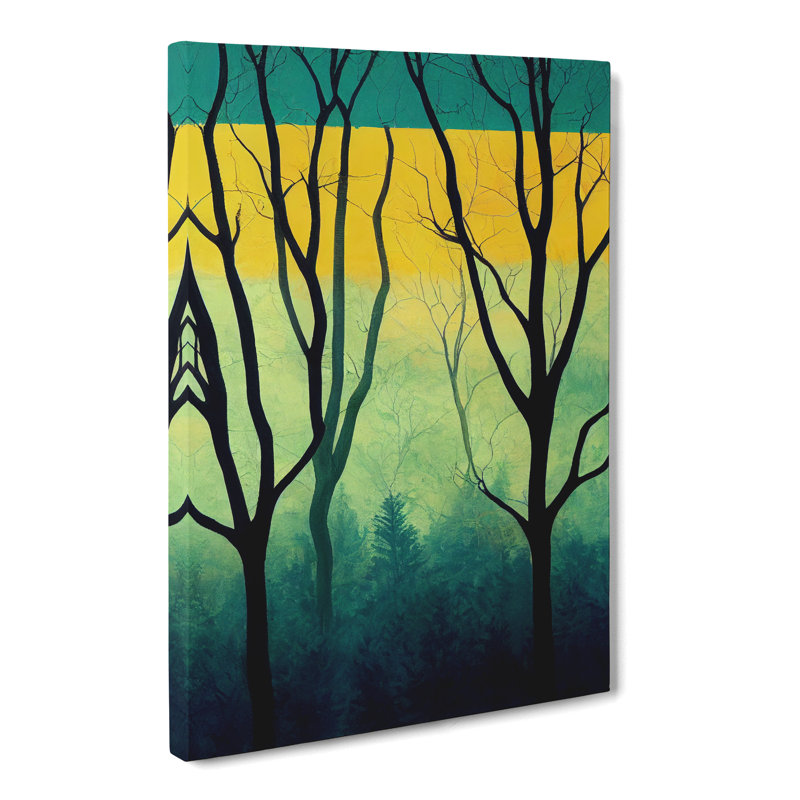 Forest Marbling Vol.2 - Wrapped Canvas, 60cm H x 40cm W x 3cm D