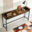 Table de canapé avec prise électrique, console