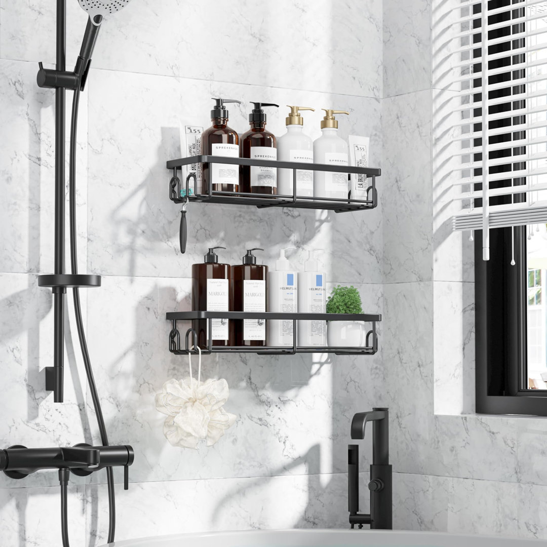 2 Pack Rustproof Shower Caddy