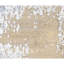 Hand Knotted Abstract Area Rug in Beige/Silver