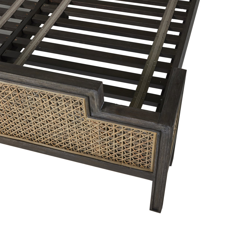 Camille Low Profile Platform Bed, Queen