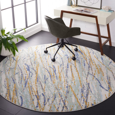 Pearsons Area Rug In Gold/Blue/Green